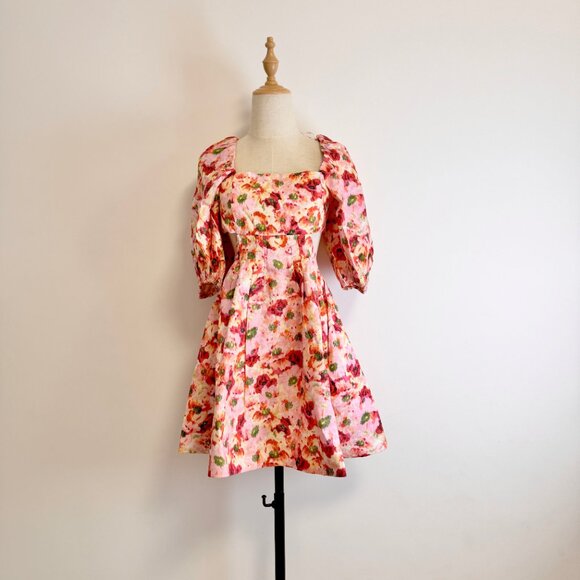 Zimmermann Linen dress with floral print - Picture 3 of 11